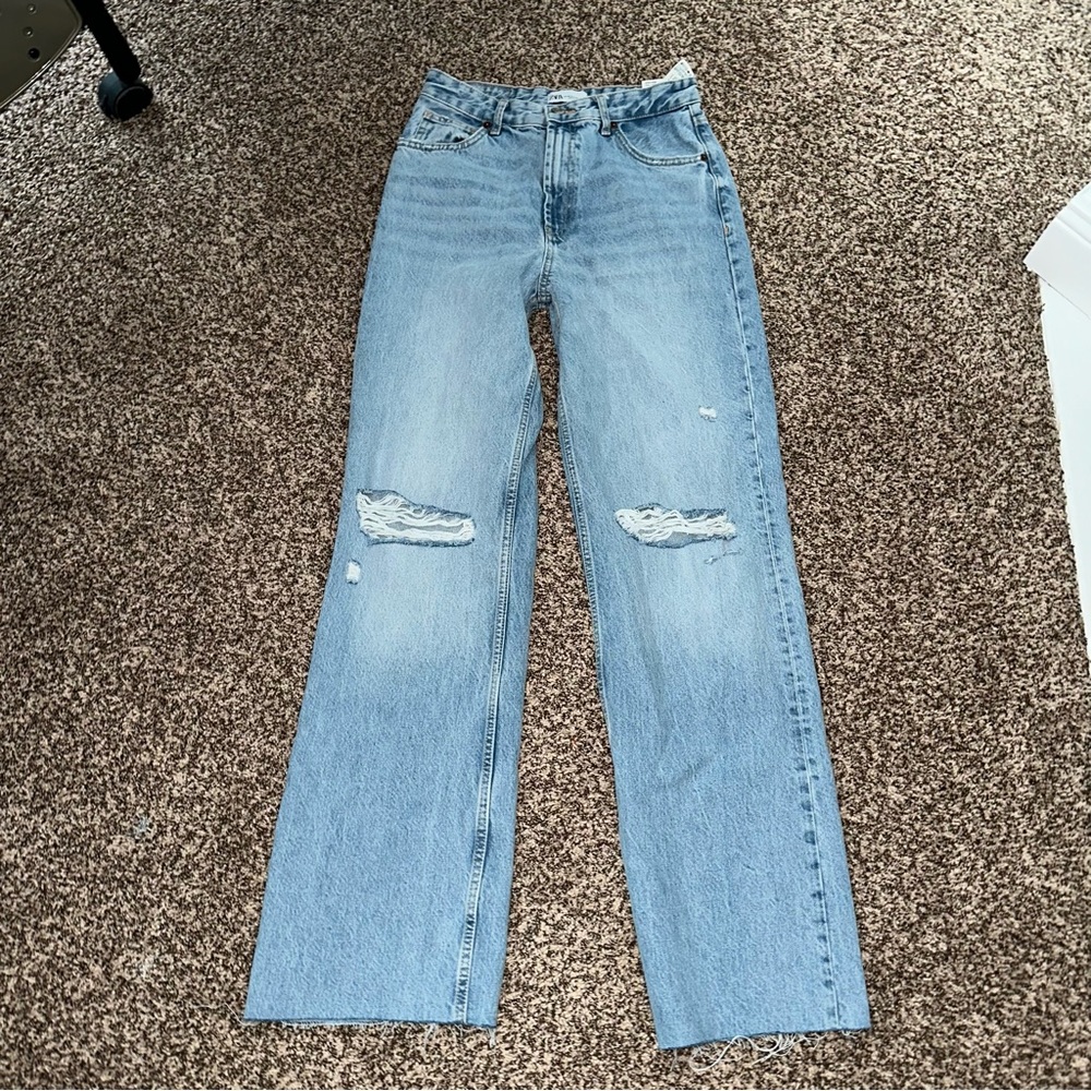Zara Wide Leg Jeans NWT Size 8